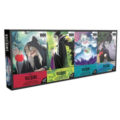 Disney Villains Collector’s Puzzle Set – 4-Pack (1000 Pieces Each)