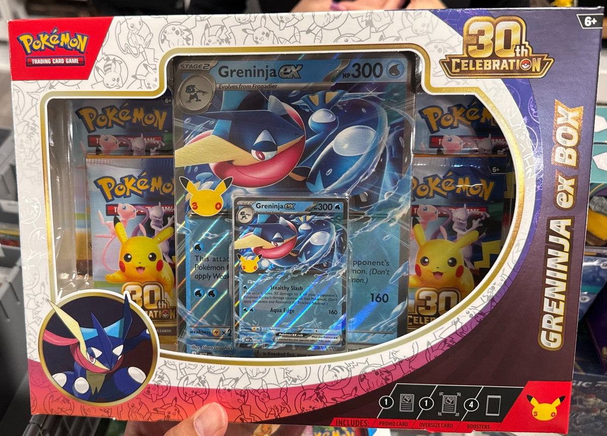 Pokémon TCG: 30th Celebration Greninja ex Box