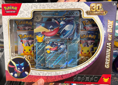 Pokémon TCG: 30th Celebration Greninja ex Box