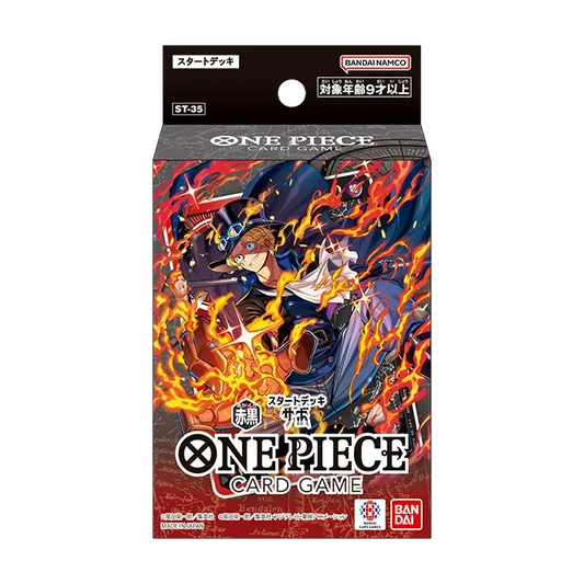 One Piece Card Game - STARTER DECK -Red/Black Sabo- [ST-35]