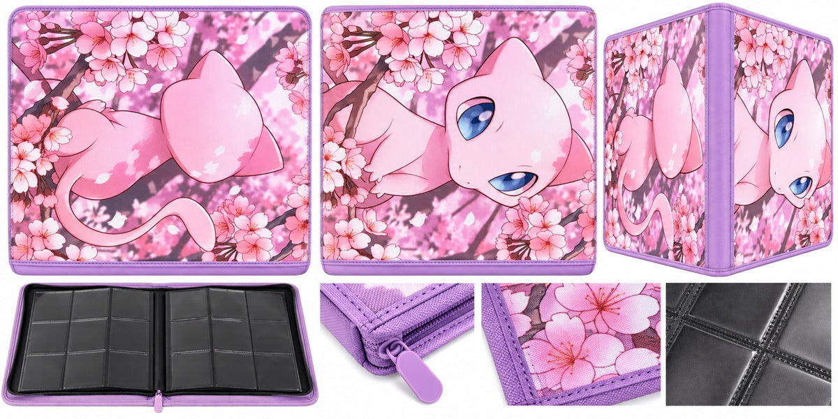 MetaGames Mew Cherry Blossom Zip Card Binder