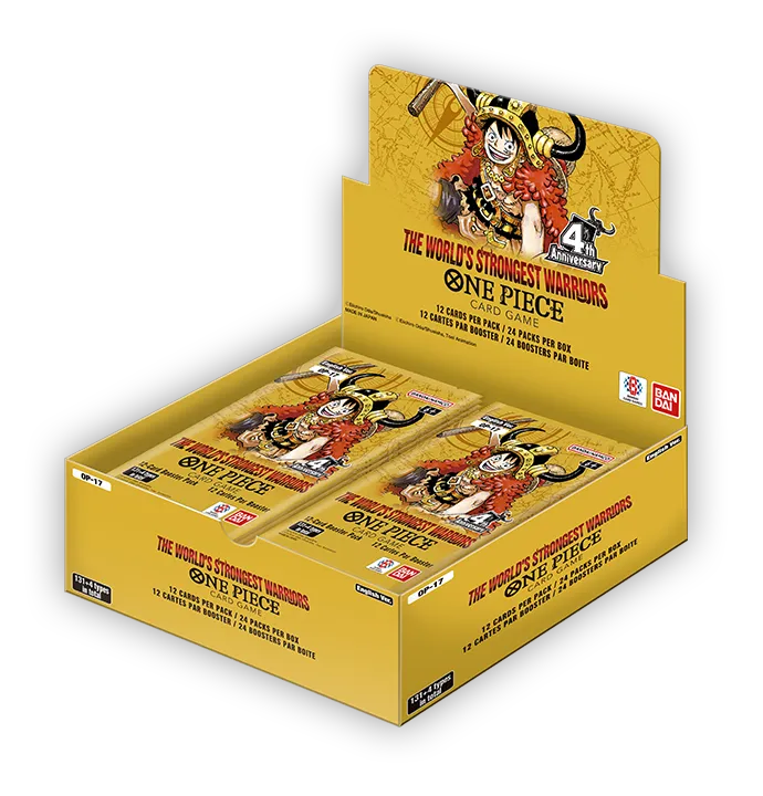 One Piece Card Game - -THE WORLD’S STRONGEST WARRIORS- Booster Box [OP-17]