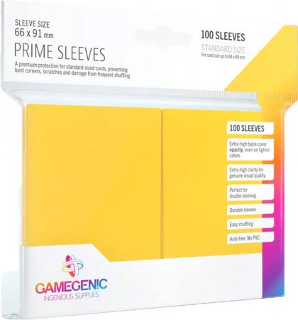 Prime Sleeves: Yellow