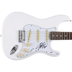 Slash Guns N' Roses Autographed White Fender Player II Stratocaster Guitar - PSA/DNA and Fanatics Authenticated
