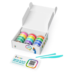 HEY CLAY Set - Colourful Modeling Air Dry Clay Kit for Kids (Dinosaurs)