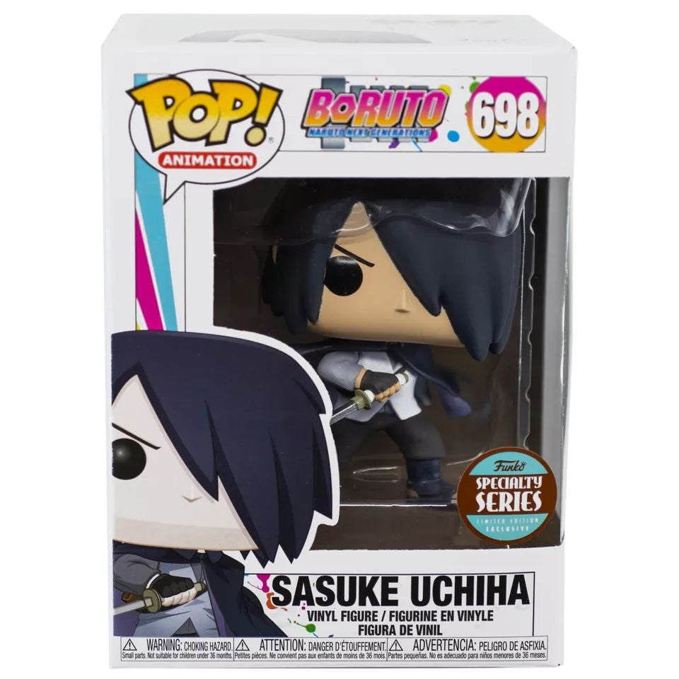 Funko Pop! Boruto Naruto Sasuke Uchiha With Cape #698 [Damaged Box]