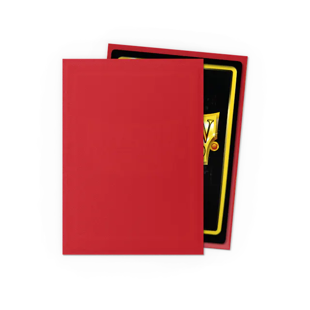 DRAGON SHIELD 100CT BOX MATTE CRIMSON