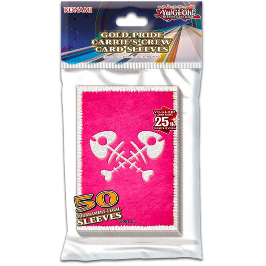 Yu-Gi-Oh! 50ct Gold Pride Carrie's Crew Card Sleeves