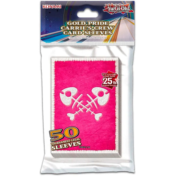 gold yugioh card sleeves Yu-Gi-Oh! 50ct Gold Pride Carrie's Crew Card Sleeves