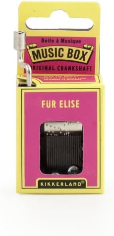 Kikkerland Pink Panther Crank Music Box