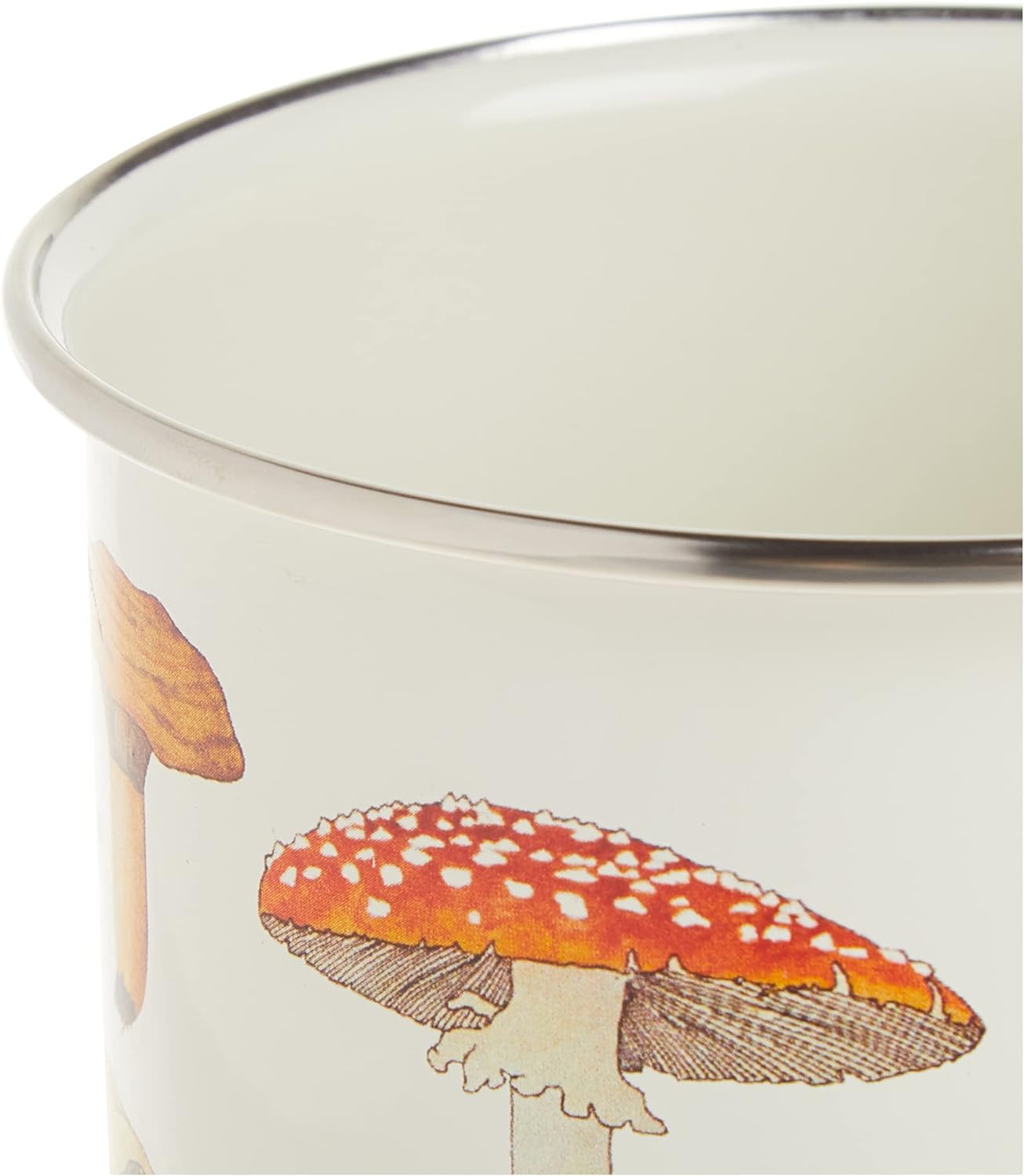 Gift Republic GR270058 Mushroom Enamel Mug, Multi, 500 milliliters