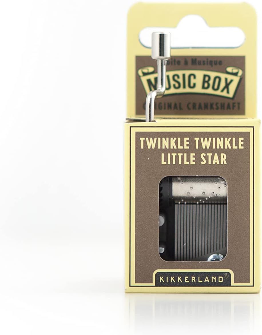 Kikkerland Pink Panther Crank Music Box