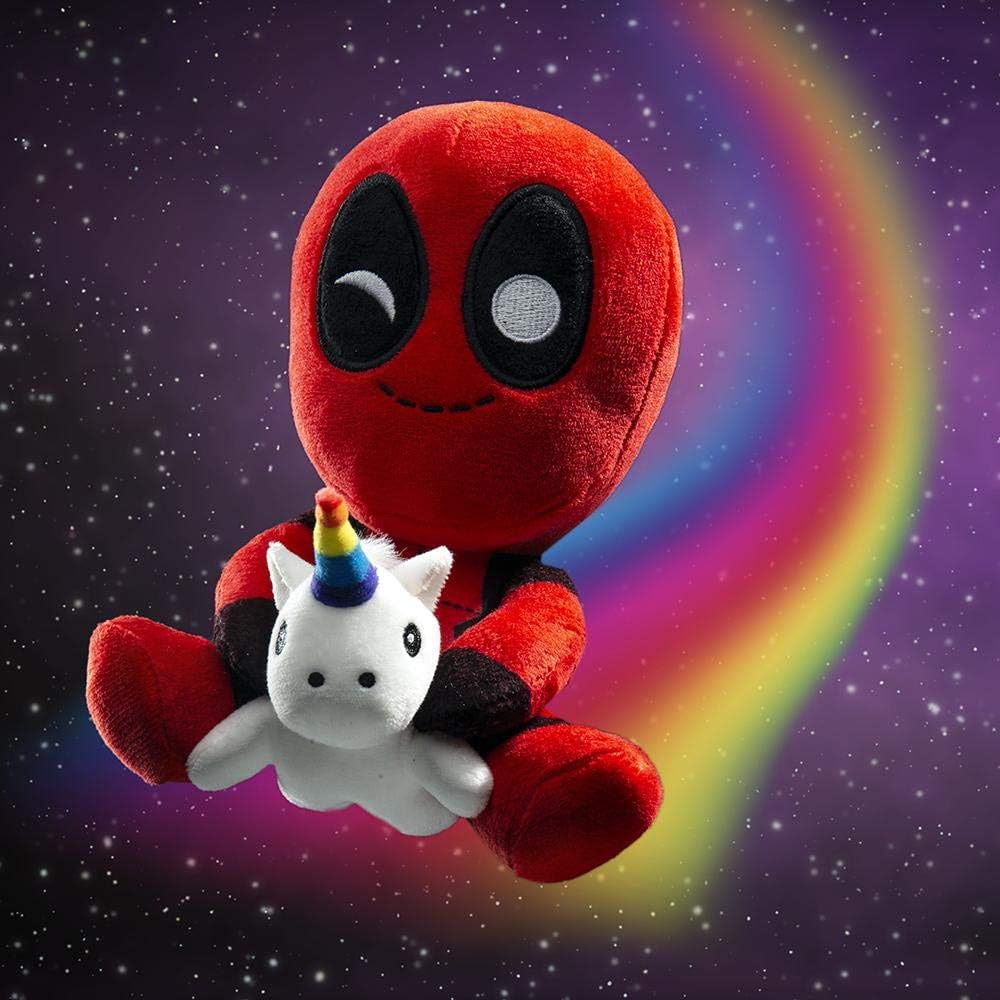 Marvel Deadpool Riding a Unicorn Plush