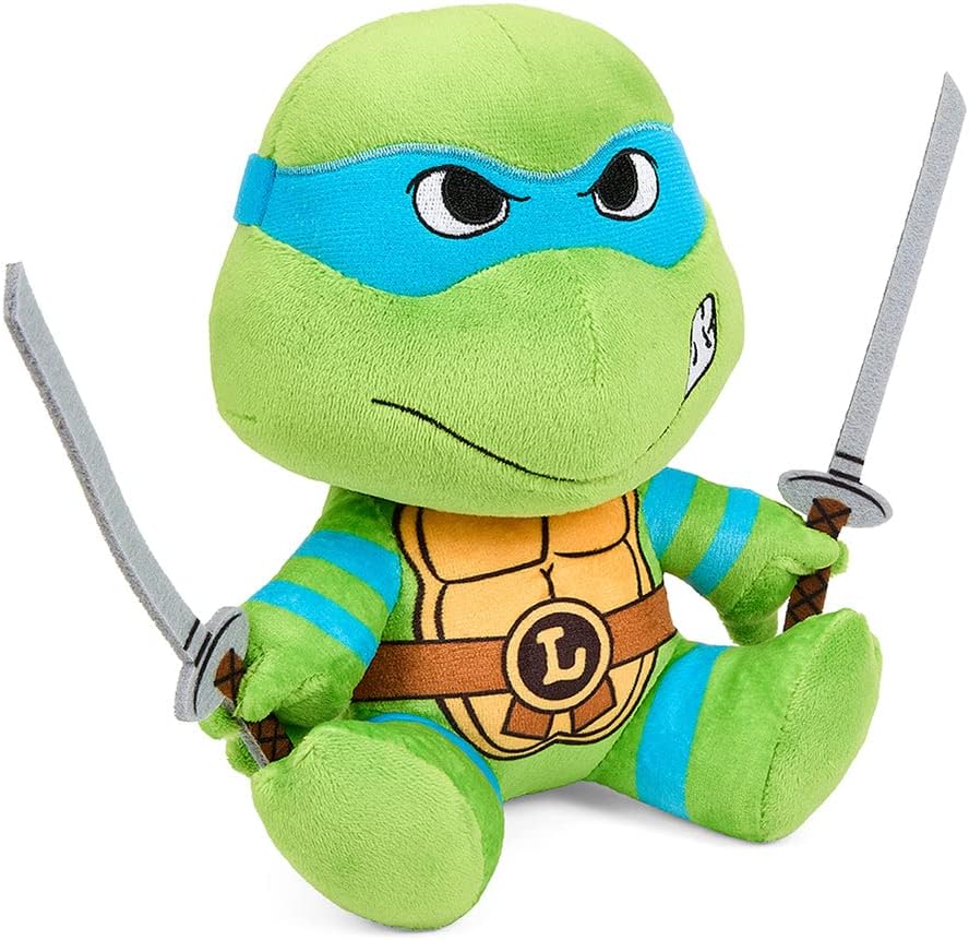 Kidrobot Teenage Mutant Ninja Turtles Leonardo 7.5 Inch Phunny Plush