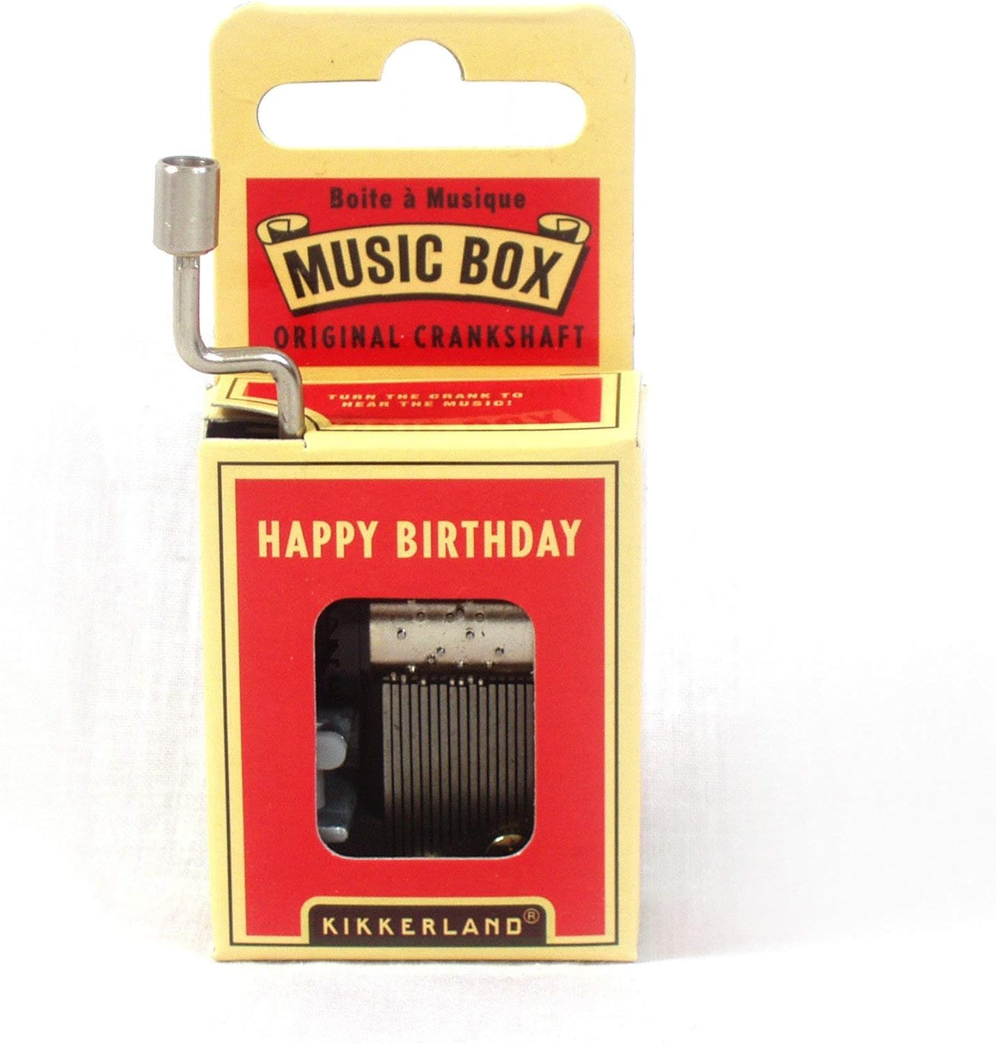 Kikkerland Pink Panther Crank Music Box