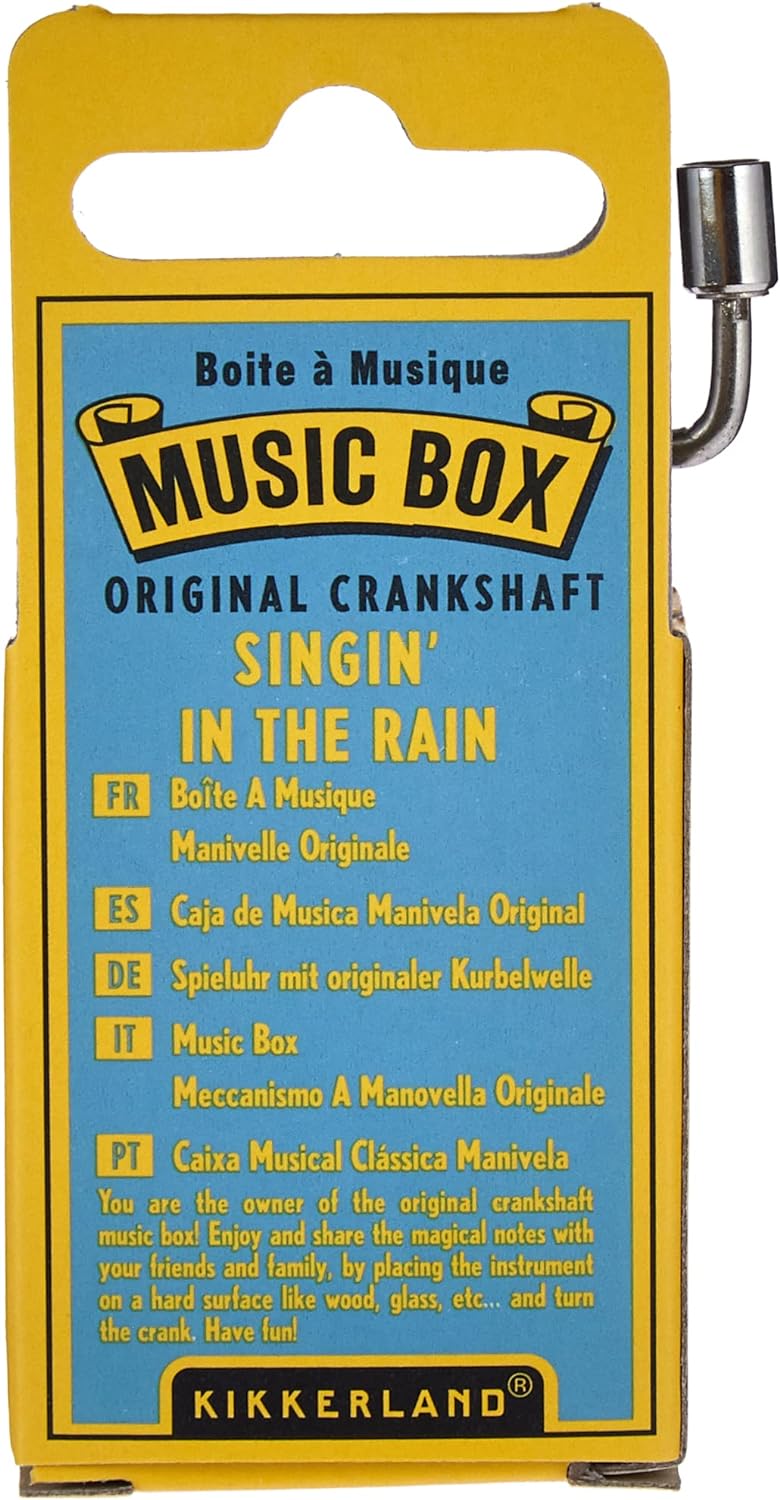 Kikkerland Pink Panther Crank Music Box