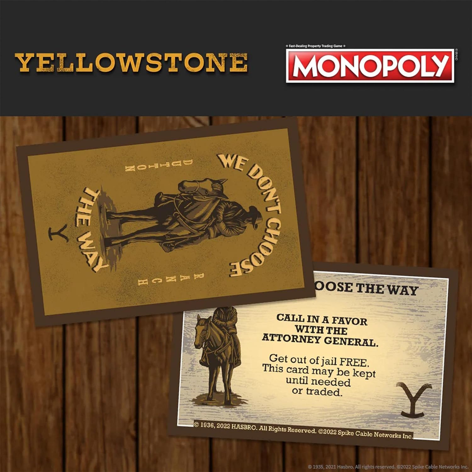 Monopoly: Yellowstone | Buy, Sell, Trade Spaces Featuring Locations from The Paramount Network Show | Collectible Classic Monopoly Game | Officially-Licensed, Yellowstone Game & Merchandise, 6 players