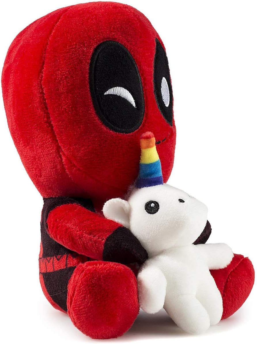 Marvel Deadpool Riding a Unicorn Plush