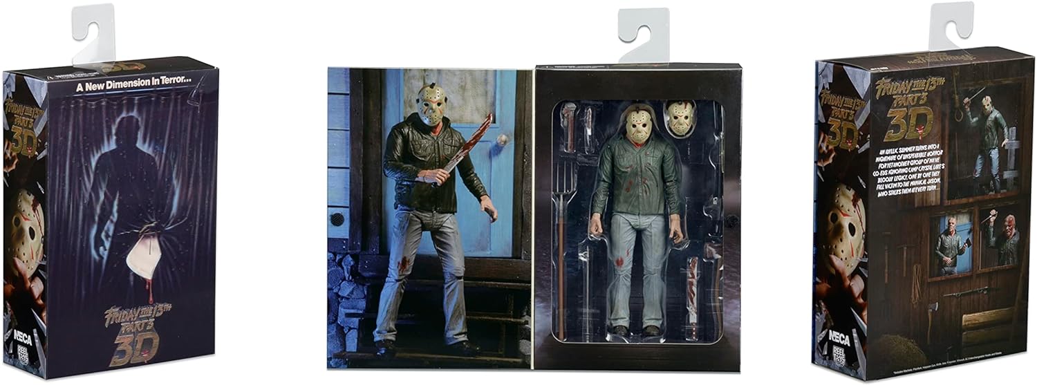 NECA Collectible Friday The 13th Scale Part 3 Jason Ultimate 7" Scale Action Figure
