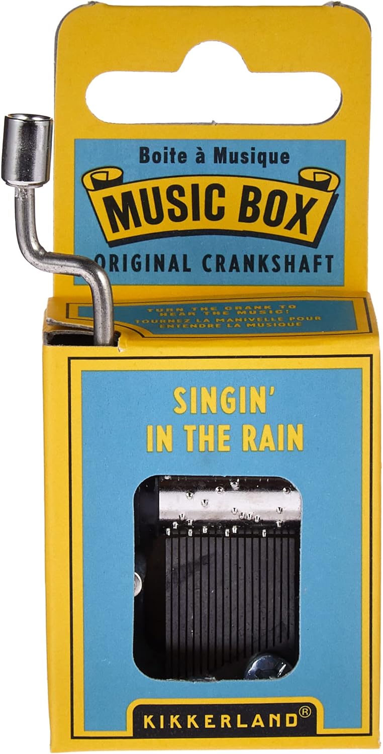 Kikkerland Pink Panther Crank Music Box